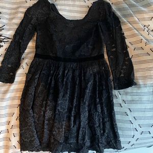 TopShop black Lace dress